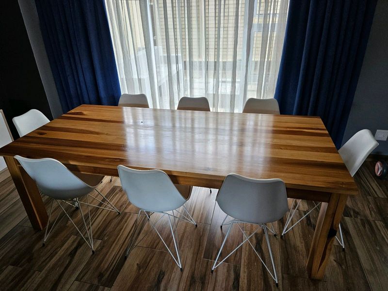 8 Seater Hardwood Dining Table