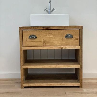 1 drawer bathroom vanity - basin excluded