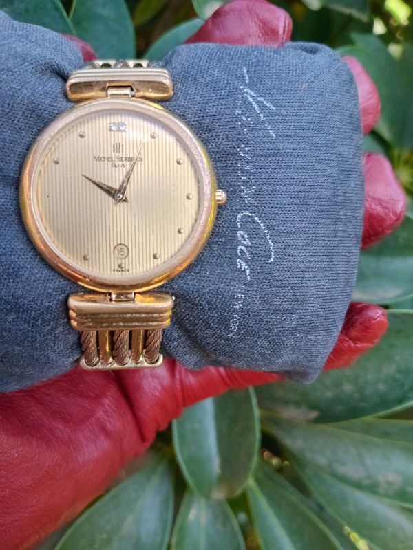 Michel Herbelin Gold &amp; Cable Watch