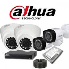 Dahua 8 Channel 4 Camera CCTV Kit