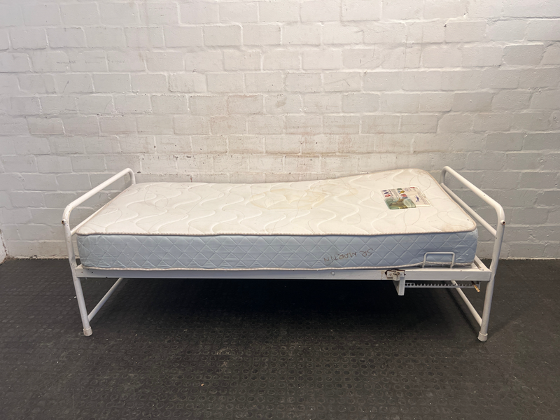 Hospital 3/4 Bed with Cloud 9 Strand Mattress-