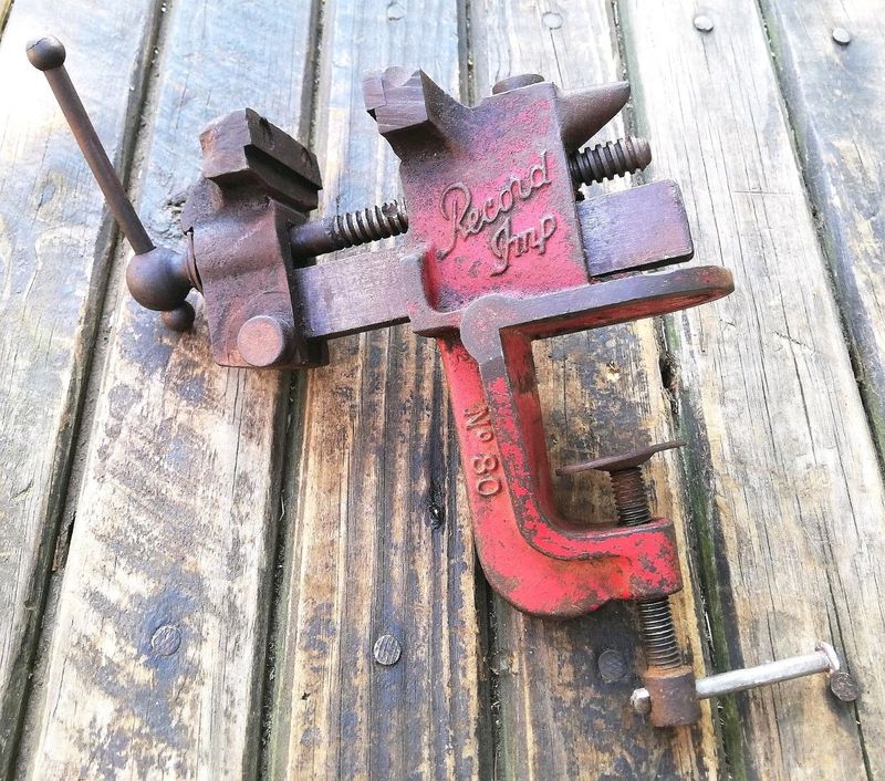 Vintage Record Imp Bench Vice (Price Includes Postage)