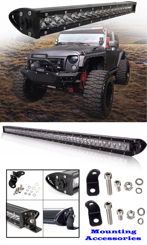 Very Long LED Light Bars: 50inch Ultra Slim Design Single Row 144W 1275mm 9~60V. Brand New Products.