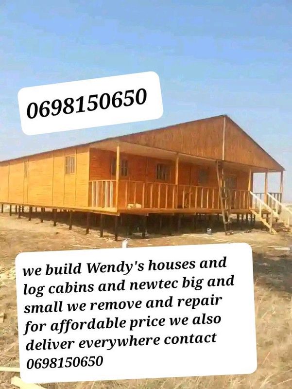 10x10mt cabin wood for sale