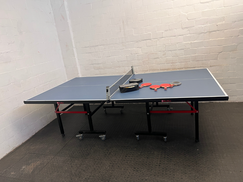 Dunrun Table Tennis Table with Nets, Raquets, Balls and Weatherproof Cover-