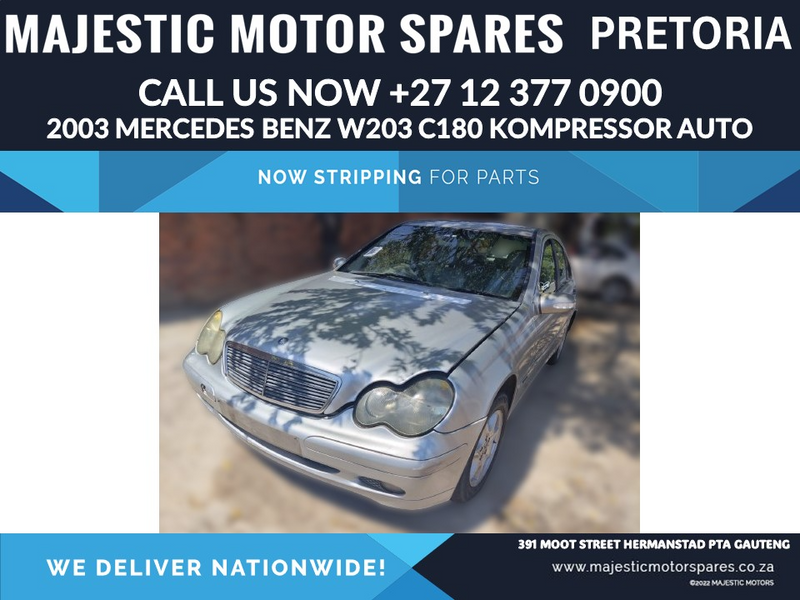 Mercedes benz c180 w203 kompressor stripping for spares