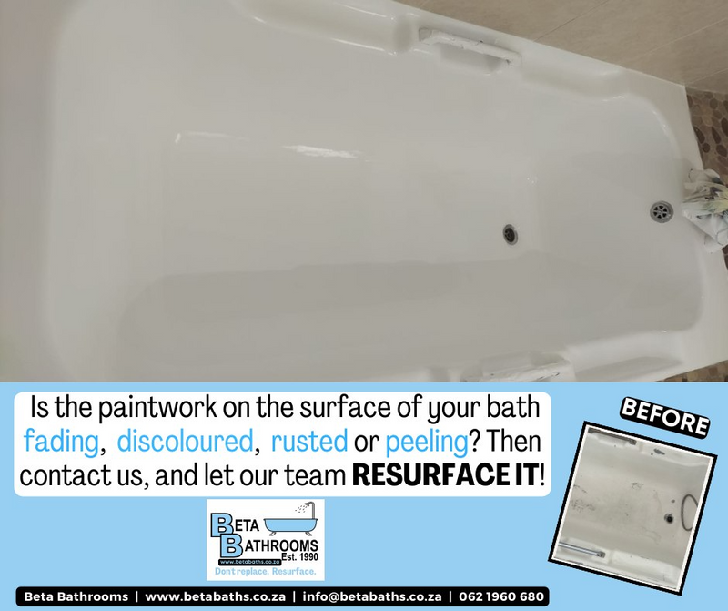 We resurface all baths, no matter the type or condition