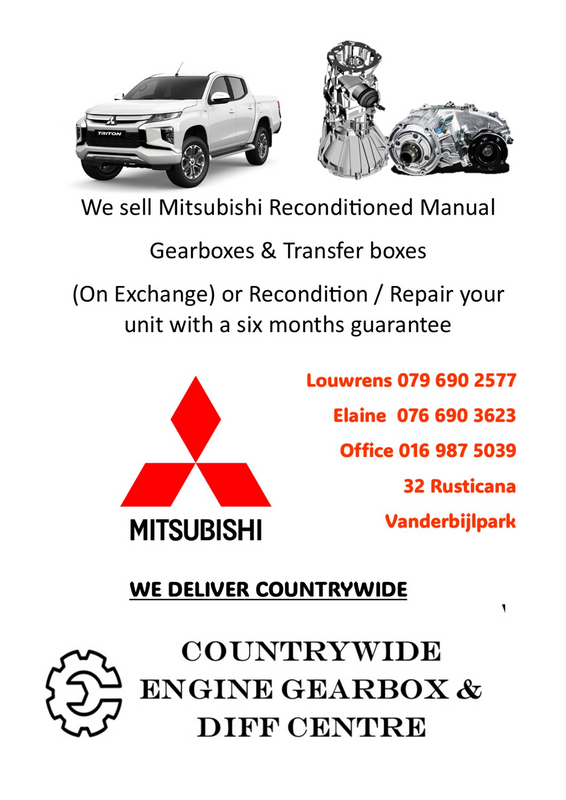 Mitsubishi Colt Gearboxes (on exchange) with a six months guarantee!!