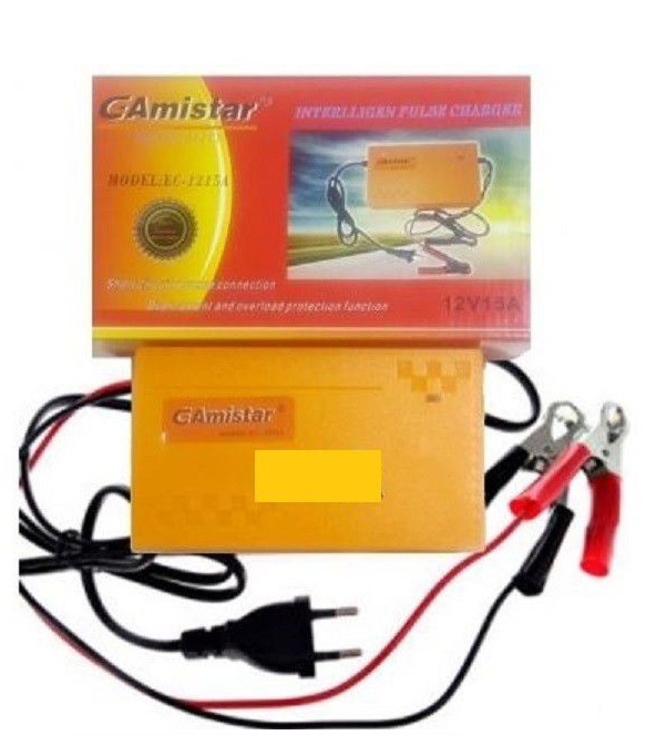 Battery charger gamistar 12v 15A Intelligent Pulse Charger - WORKING COMPLETELY- A47597