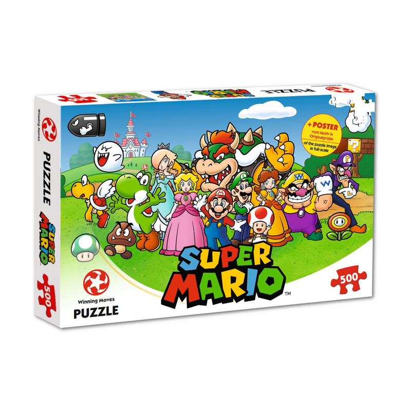 Super Mario &amp; Friends - 500 Piece Jigsaw Puzzle (new)