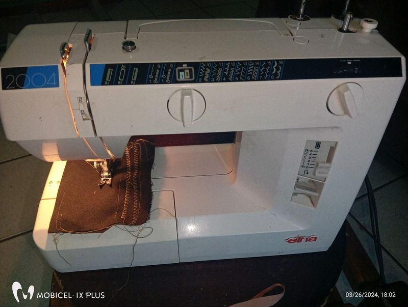 Elna 2004 sewing machine for sale r1200 in a very good condition l am located in germiston town this