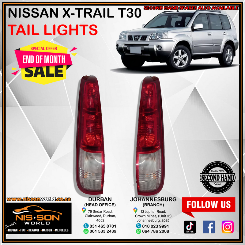 NISSAN X-TRAIL T30 TAIL LIGHTS