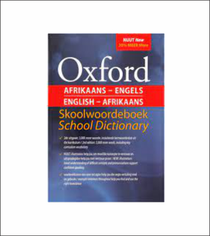 Oxford Afrikaans - English Skoolwoordeboek School Dictionary