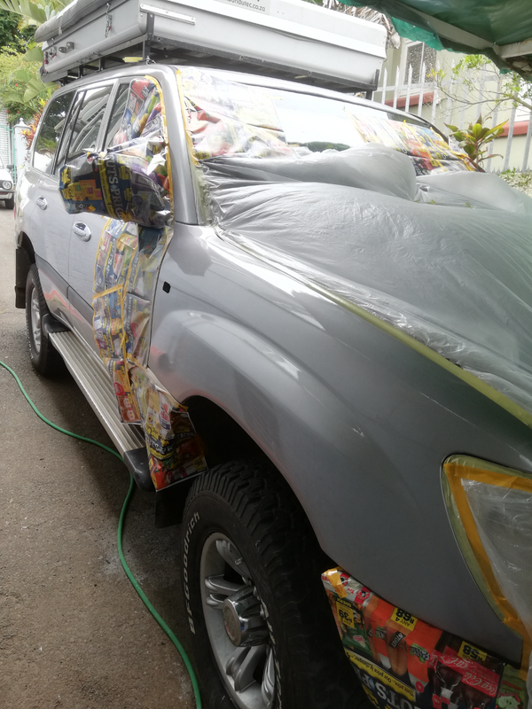 Panel beater spray painter