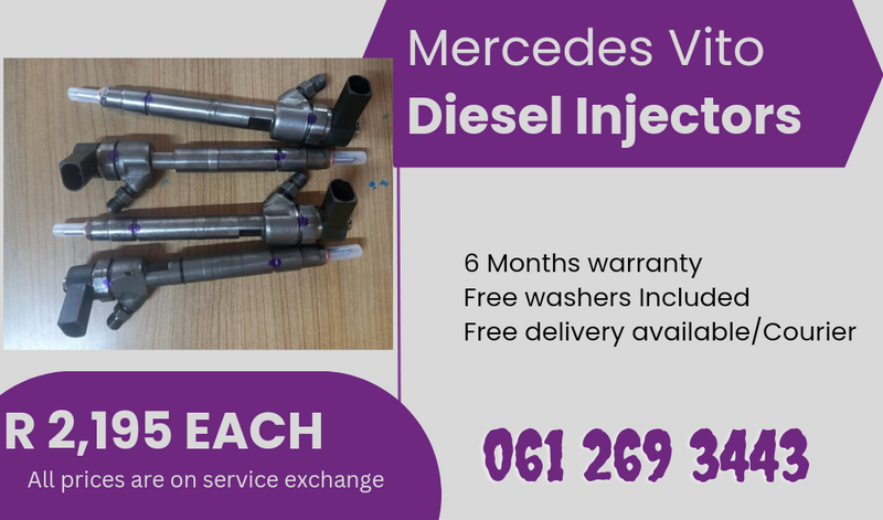 Mercedes Vito Diesel Injectors for sale