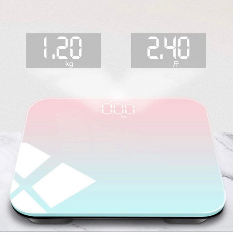 Gradient Duo Colour Portable LED Digital Bathroom Scales