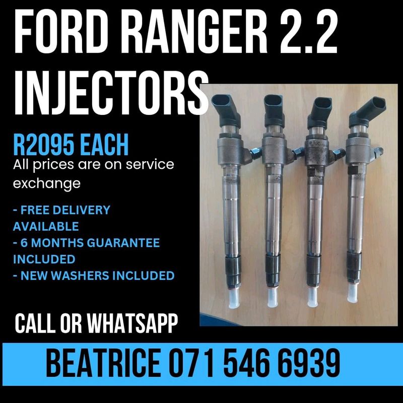 FORD RANGER 2.2 DIESEL INJECTORS FOR SALE WITH WARRANTY