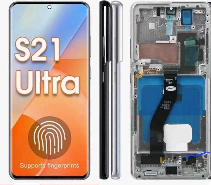 Samsung galaxy s21 ultra sm-G998f replacement lcd with frame