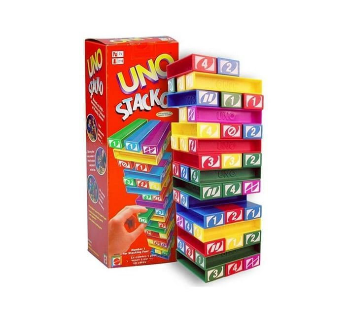 Uno Stacko Jenga Style Family Game (Brand New)