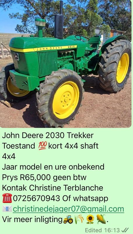 John Deere 2030 Trekker