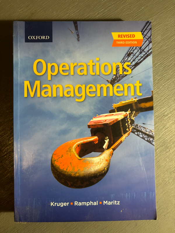 Operations management 3rd edition