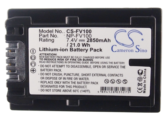 Camera Battery CS-FV100 for SONY NP-FV100