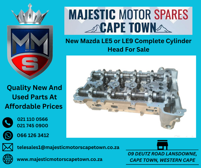 Mazda LE5 complete cylinder head for sale