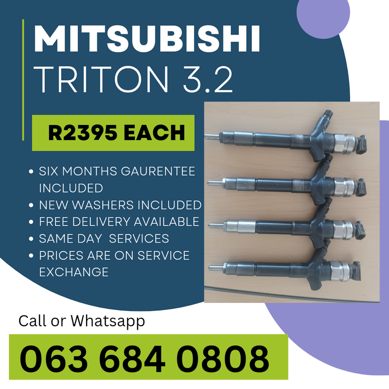 MITSUBISHI TRITON 3.2 DIESEL INJECTORS FOR SALE WITH WARRANTY