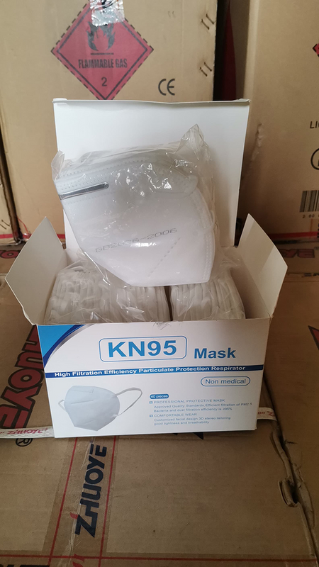 Protective KN95 Face Masks - 40pc/box