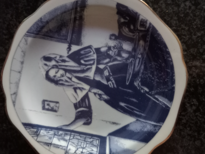 4 ANTIQUE DELFT HOLLAND SPECIAL EDITION PLATES