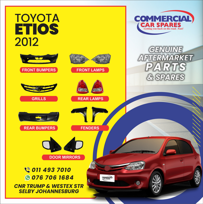 Toyota Etios 2012 Aftermarket Parts &amp; Spares