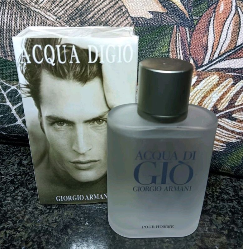 G Armani Acqua Di Gio Perfume in Box New