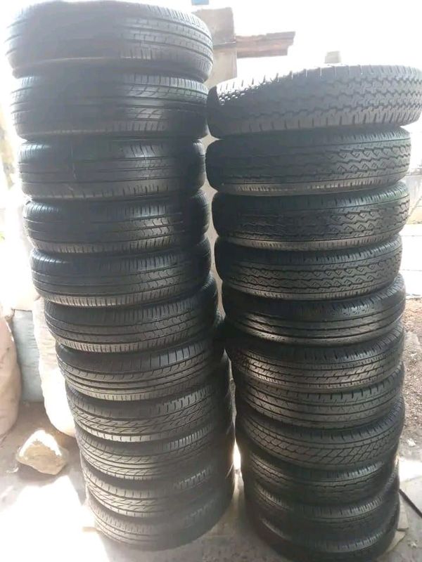Second hand tyres and rims are available