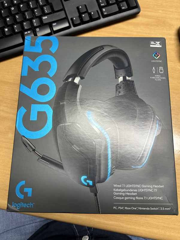 Logitech G635 gaming headset for sale