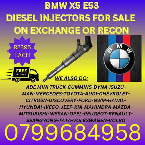 BMW X5 E53 DIESEL INJECTORS/ FREE COPPER WASHERS