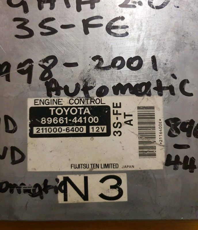 Toyota Ipsum 2.0i 3S-FE 1998-2005 FUJITSUTEN ECU part# 89661 44100