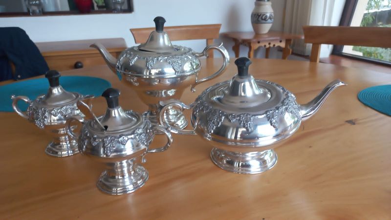 Silver tea set epns