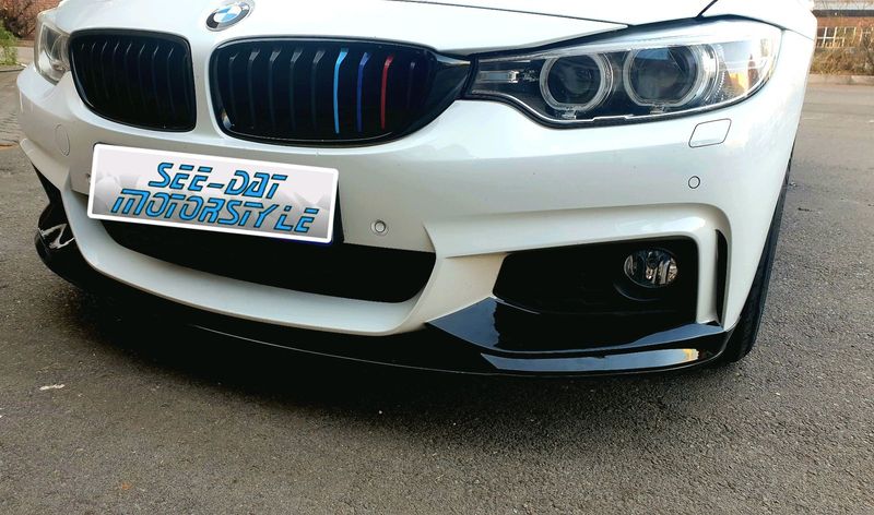 Bmw F32 front spoiler gloss
