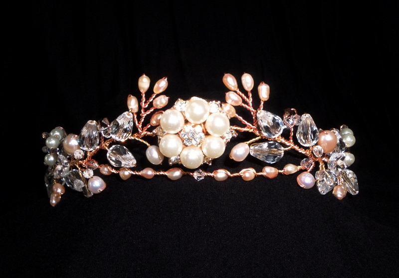Bridal Hair-jewellery, wedding tiaras and crowns by Helena&#39;s Crown.