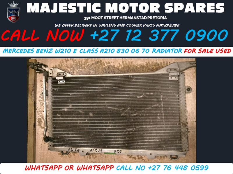 Mercedes Benz W210 e class radiator for sale used