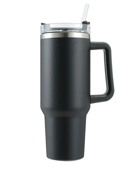 Stainless Steel Vacuum Flask with Straw