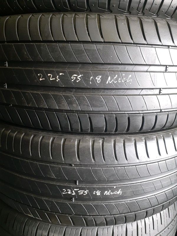 225/55/18 Michelin Tyres for Sale. Contact 0739981562