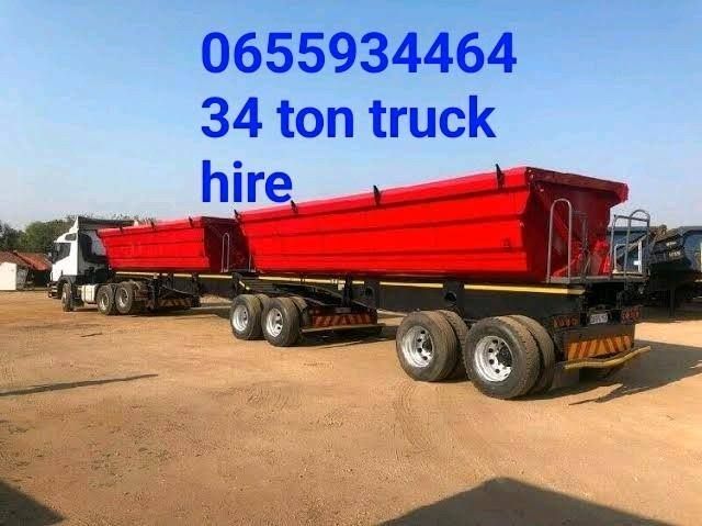 34 TON SIDE DROP TIPPERS FOR HIRE