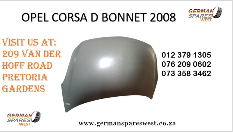 OPEL CORSA D BONNET 2008 FOR SALE