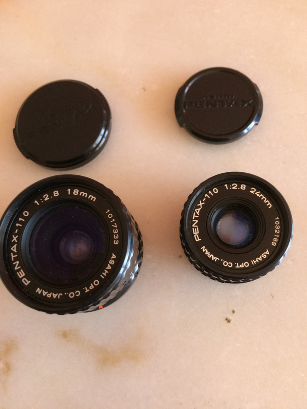 Pentax Auto 110 Lenses - Rare - Bargain !