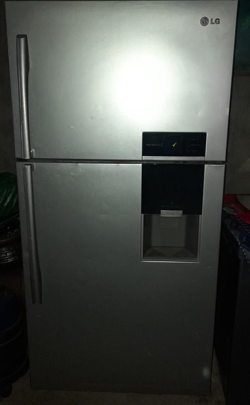 LG Silver fridge freezer