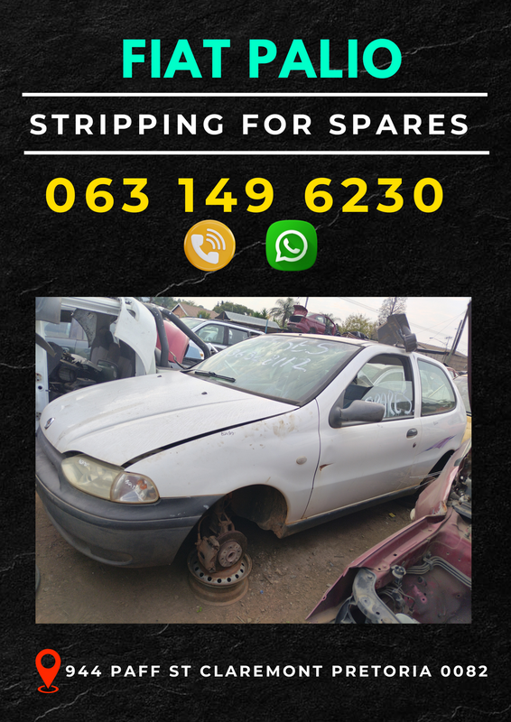 Fiat palio stripping for spares Call or WhatsApp me 063 149 6230