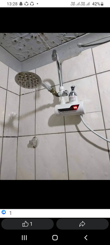 Instant shower