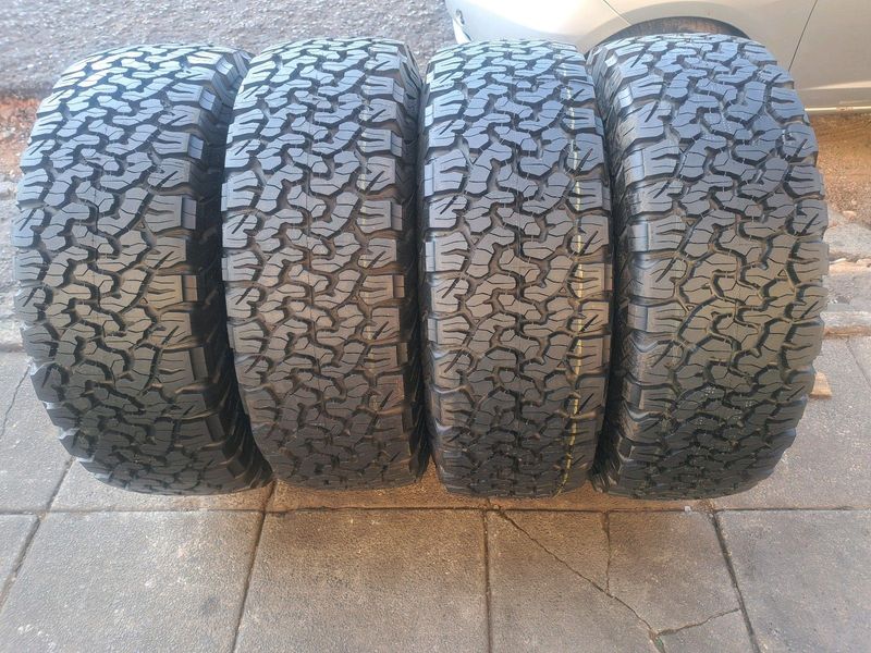 Brand new 285 /70 R17 b fgoodrich all terrian tires for sale.