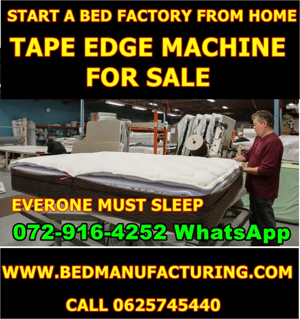 Bed manufacturing equipment manufacturer Tape edge machine for sale